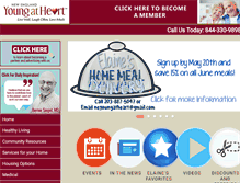 Tablet Screenshot of neyoungatheart.com